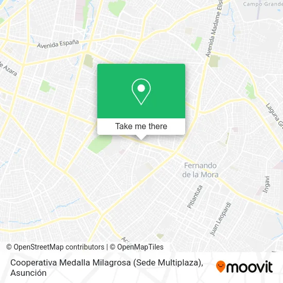 Cooperativa Medalla Milagrosa (Sede Multiplaza) map