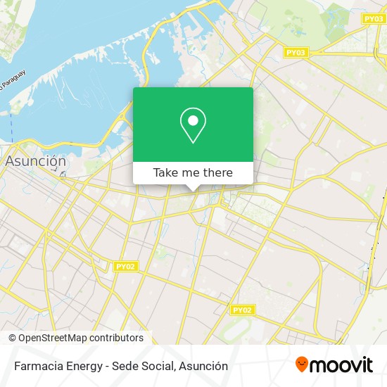 Farmacia Energy - Sede Social map