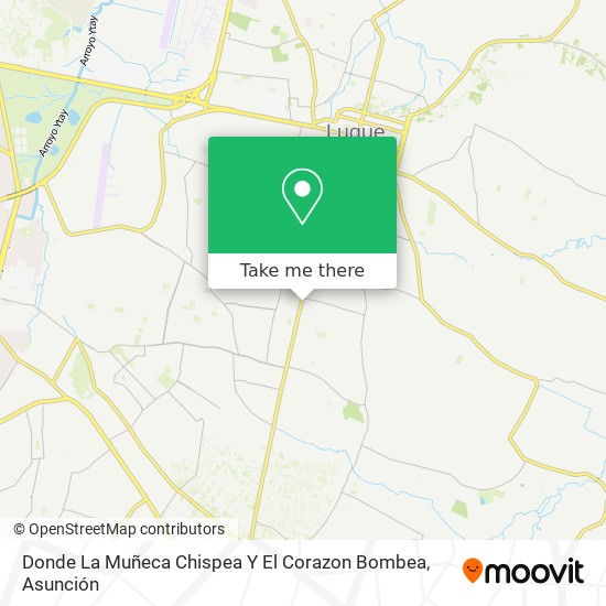 Donde La Muñeca Chispea Y El Corazon Bombea map