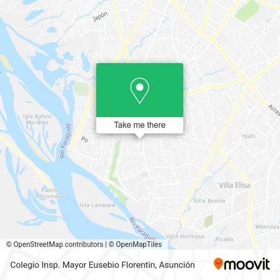 Colegio Insp. Mayor Eusebio Florentin map