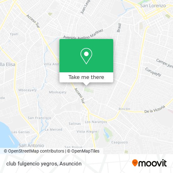 club fulgencio yegros map