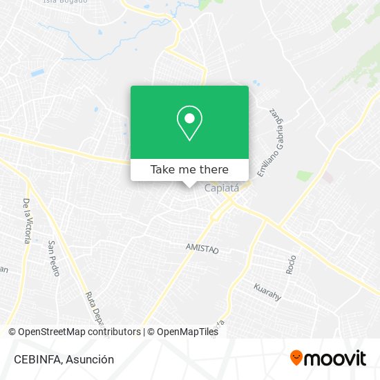 Mapa de CEBINFA