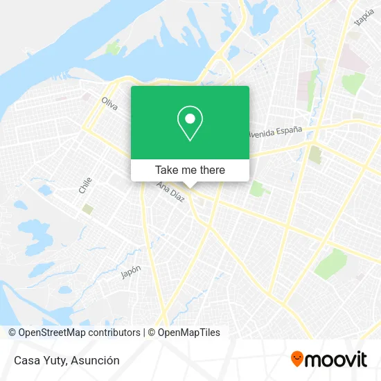 Casa Yuty map