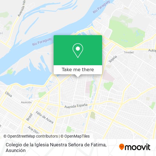 Mapa de Colegio de la Iglesia Nuestra Señora de Fatima