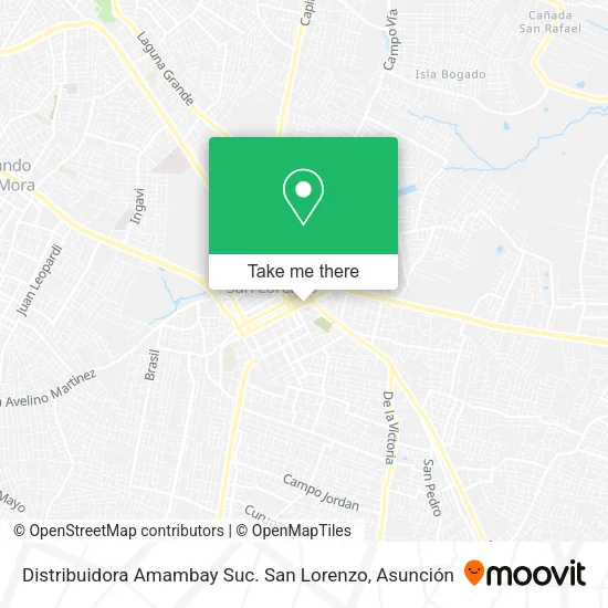 Distribuidora Amambay Suc. San Lorenzo map