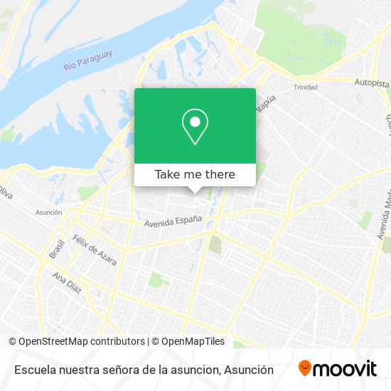 Mapa de Escuela nuestra señora de la asuncion