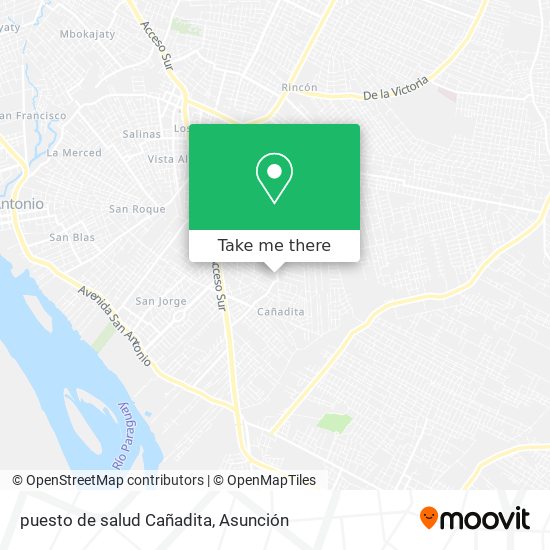 puesto de salud Cañadita map