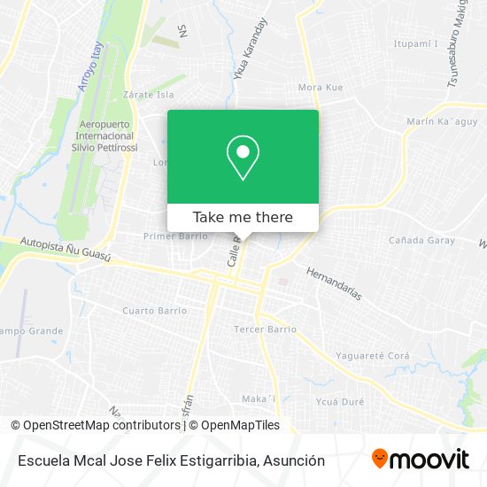 Escuela Mcal Jose Felix Estigarribia map
