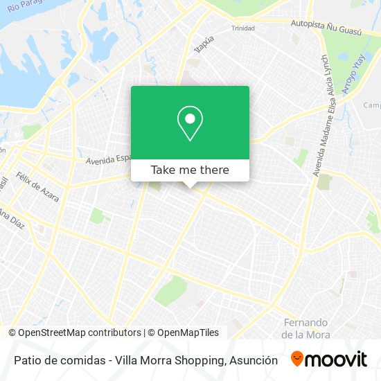 Mapa de Patio de comidas - Villa Morra Shopping