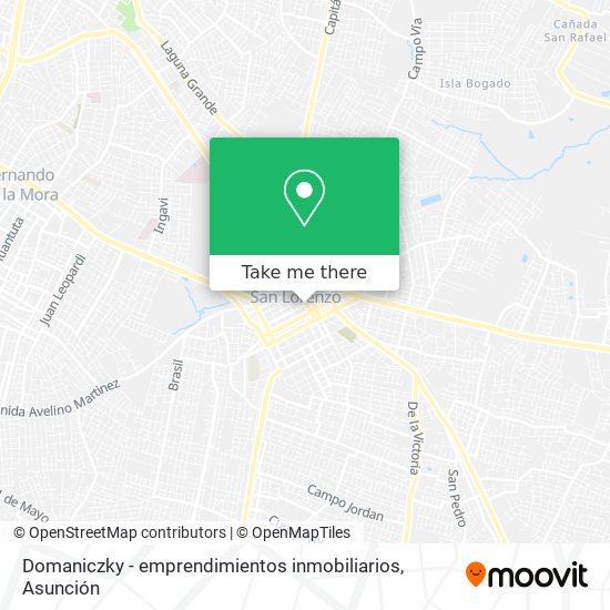 Domaniczky - emprendimientos inmobiliarios map