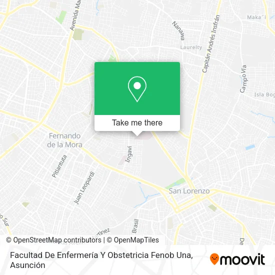 Facultad De Enfermería Y Obstetricia Fenob Una map