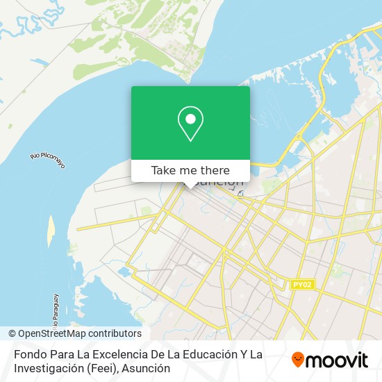 Fondo Para La Excelencia De La Educación Y La Investigación (Feei) map