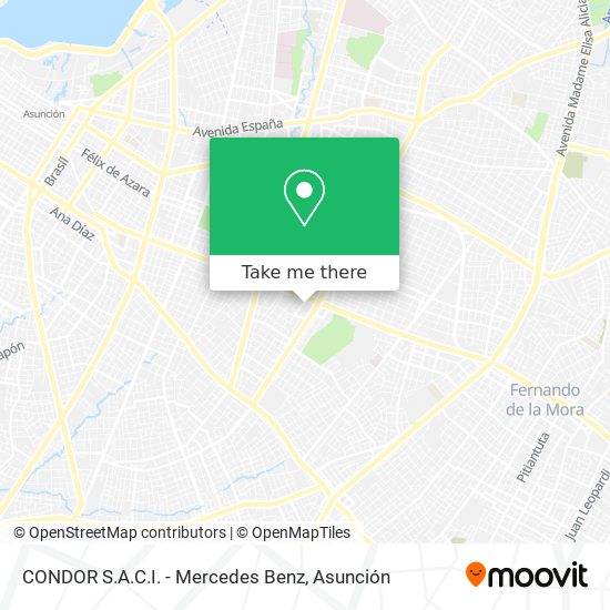 Mapa de CONDOR S.A.C.I. - Mercedes Benz