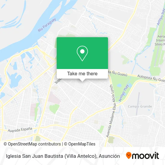 Iglesia San Juan Bautista (Villa Antelco) map