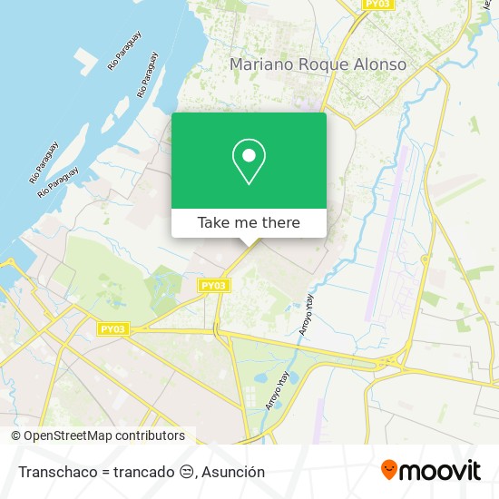 Transchaco = trancado 😒 map