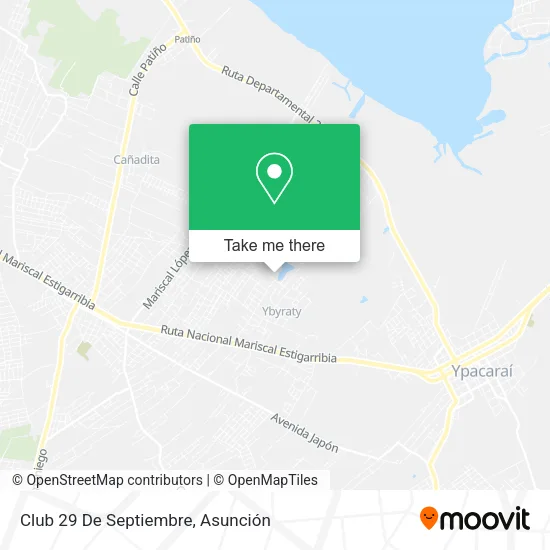 Club 29 De Septiembre map