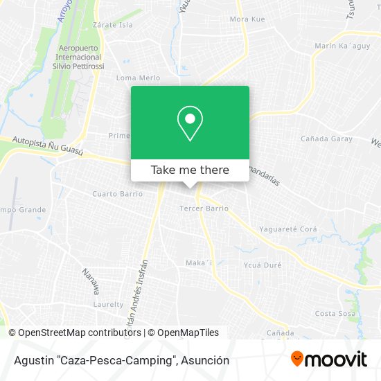 Mapa de Agustin "Caza-Pesca-Camping"