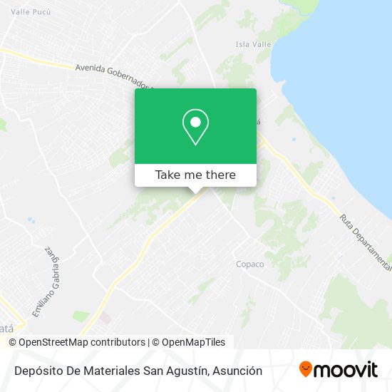 Depósito De Materiales San Agustín map