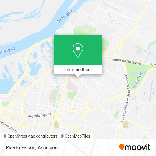 Puerto Falcón map