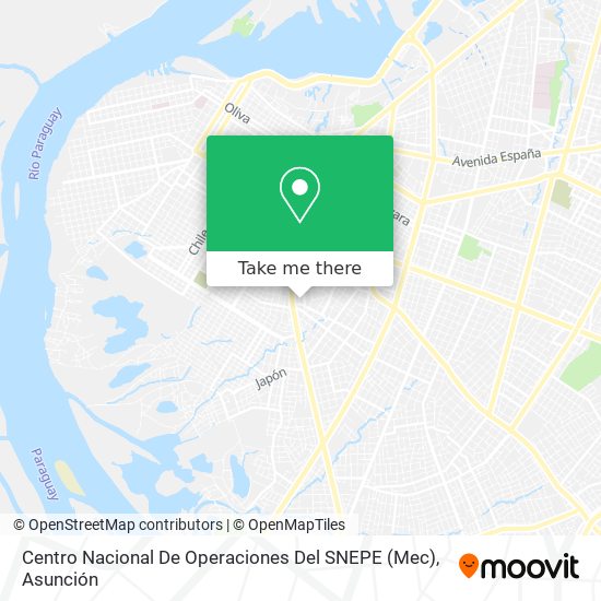 Centro Nacional De Operaciones Del SNEPE (Mec) map