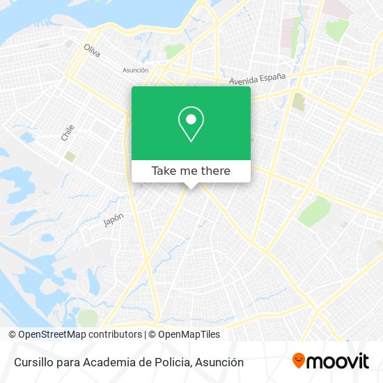 Mapa de Cursillo para Academia de Policia