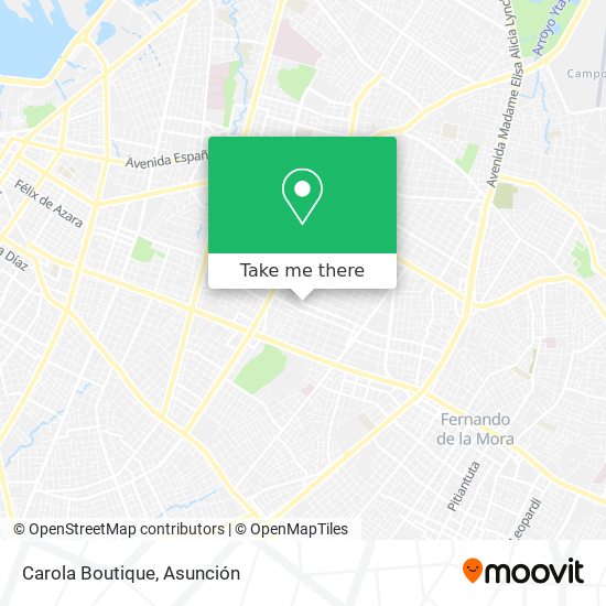 Mapa de Carola Boutique
