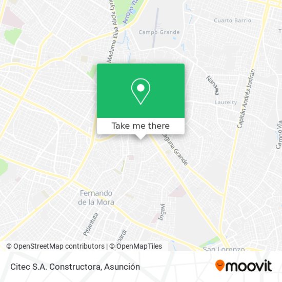 Mapa de Citec S.A. Constructora