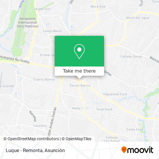 Mapa de Luque -  Remonta