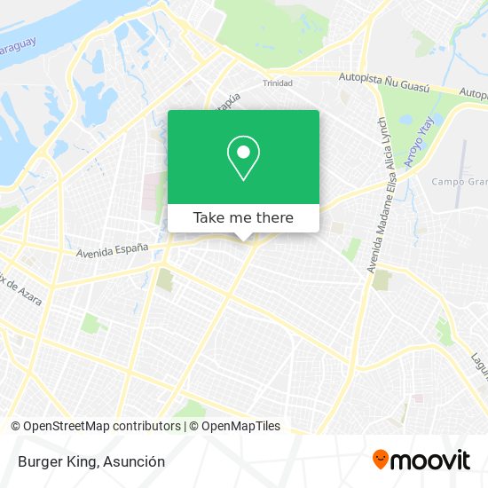 Mapa de Burger King