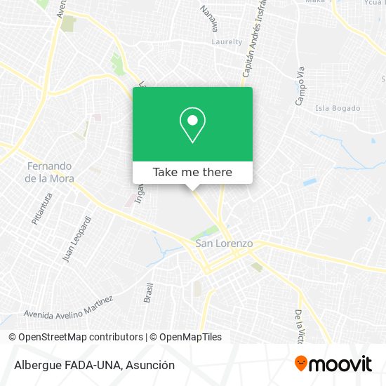 Albergue FADA-UNA map