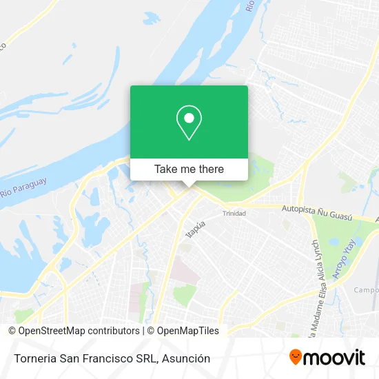 Mapa de Torneria San Francisco SRL