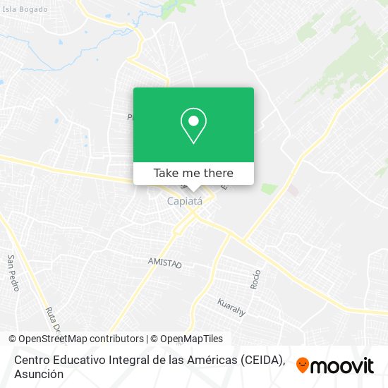 Centro Educativo Integral de las Américas (CEIDA) map