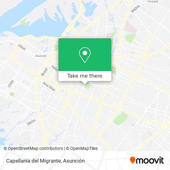 Capellanía del Migrante map