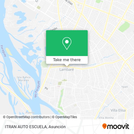 Mapa de ITRAN AUTO ESCUELA