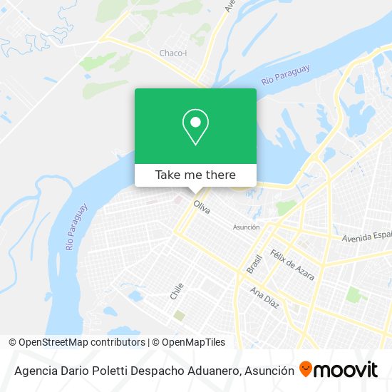 Mapa de Agencia Dario Poletti Despacho Aduanero