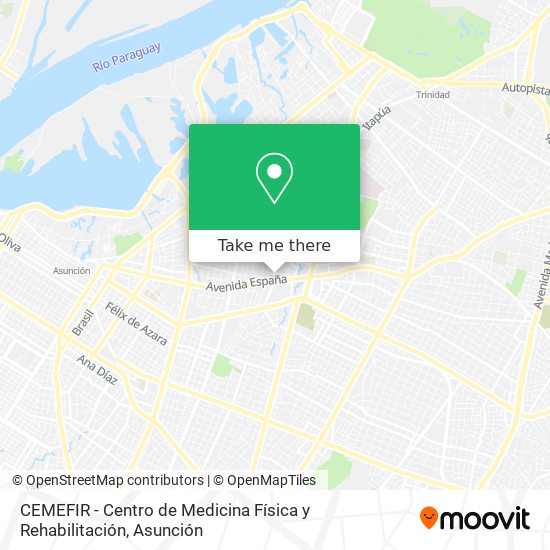 CEMEFIR - Centro de Medicina Física y Rehabilitación map