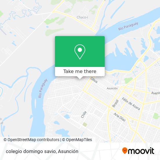 colegio domingo savio map