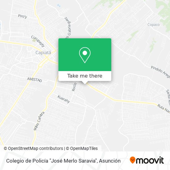 Mapa de Colegio de Policía "José Merlo Saravia"