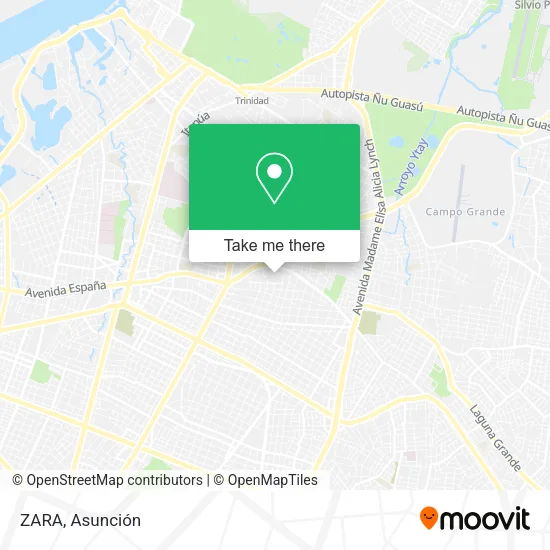 ZARA map
