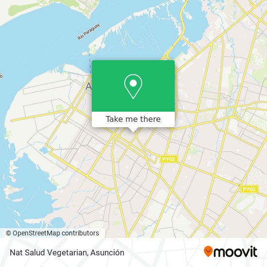 Nat Salud Vegetarian map