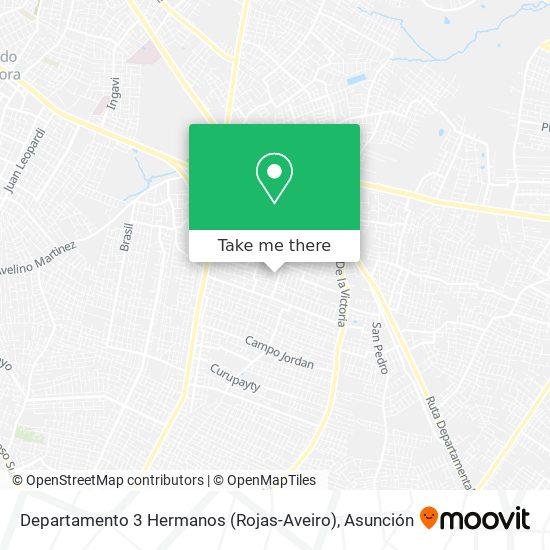 Mapa de Departamento 3 Hermanos (Rojas-Aveiro)