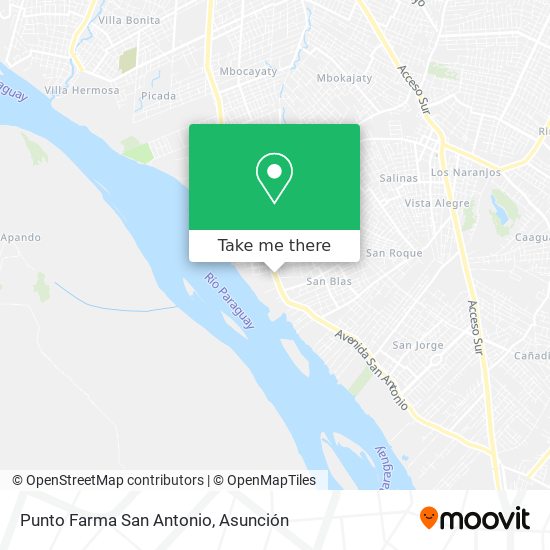 Punto Farma San Antonio map