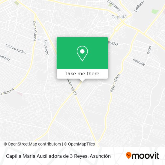 Capilla Maria Auxiliadora de 3 Reyes map