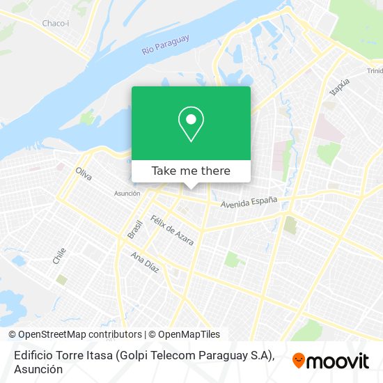 Edificio Torre Itasa (Golpi Telecom Paraguay S.A) map