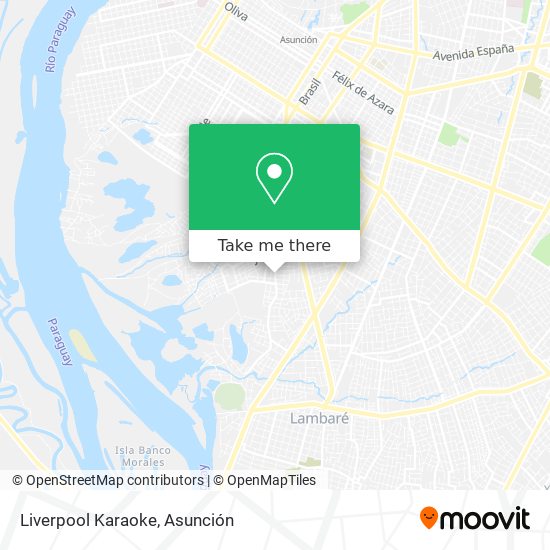 Liverpool Karaoke map