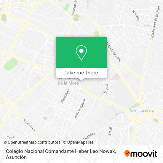 Mapa de Colegio Nacional Comandante Heber Leo Nowak