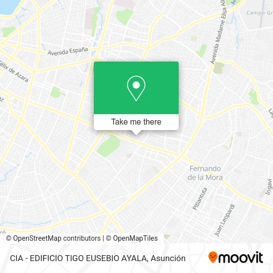 CIA - EDIFICIO TIGO EUSEBIO AYALA map