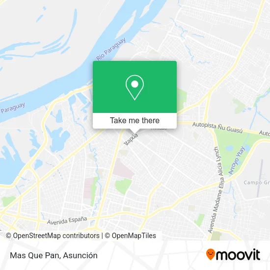 Mas Que Pan map