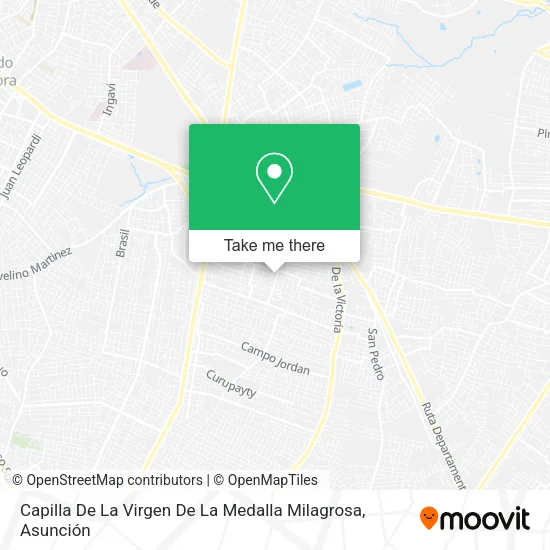 Capilla De La Virgen De La Medalla Milagrosa map