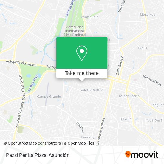 Pazzi Per La Pizza map